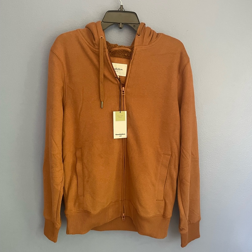 Goodfellow Men’s fleece hoodie with zipper